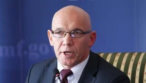 Wiesław Jasiński, wiceminister finansów. Fot. Stanisław Kowalczuk