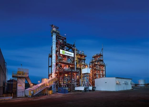 Zakład Enerkem Alberta Biofuels. Fot. Merle Prosofsky Zakład Enerkem Alberta Biofuels. Fot. Merle Prosofsky