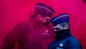 Do zamieszek i starć z policją doszło dzisiaj w Brukseli