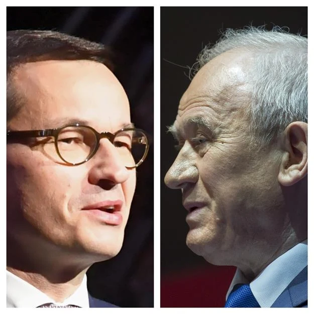 Mateusz Morawiecki (L), Krzysztof Tchórzewski. Fot. Wojciech Stróyk REPORTER/PAP