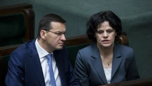 Mateusz Morawiecki, Hanna Majszczyk. Fot .Andrzej Iwańczuk