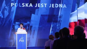Beata Szydło podczas  Konwencji Prawa i Sprawiedliwosci. Fot. Stanisław Kowalczuk