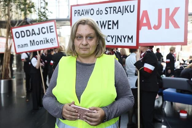 Przewodnicząca Związku Zawodowego Personelu Pokładowego i Lotniczego Monika Żelazik Przewodnicząca Związku Zawodowego Personelu Pokładowego i Lotniczego Monika Żelazik