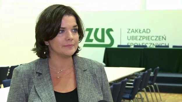 Monika Marciniak-Szewczyk z Departamentu Realizacji Dochodów w Centrali ZUS
