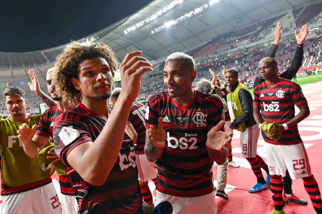Piłkarze Flamengo triumfują Piłkarze Flamengo triumfują