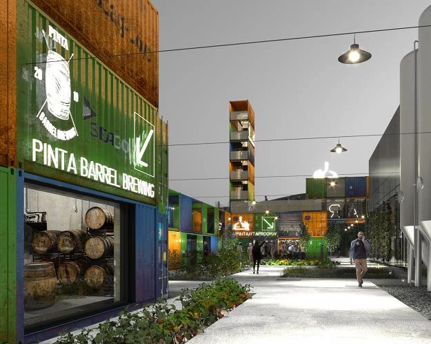Dziedziniec Pinta Barrel Brewing Dziedziniec Pinta Barrel Brewing