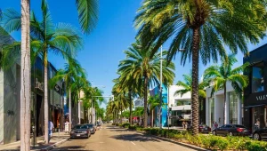 Handlowa ulica Rodeo Drive w Beverly Hills