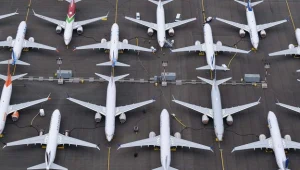 Maszyny Boeing 737 MAX uziemione w Seattle, stan Waszyngton