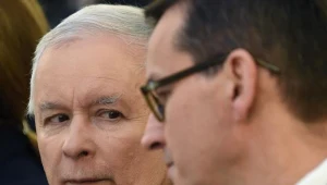 Jarosław Kaczyński Mateusz Morawiecki. Fot. Adam Chełstowski