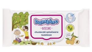 Dwie partie chusteczek toaletowych Bambino Dzieciaki wycofane przez GIS z rynku