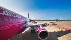 Wizz Air od przyszłego roku uruchomi z Polski 15 nowych tras. Nz. na lotnisku w Gdańsku