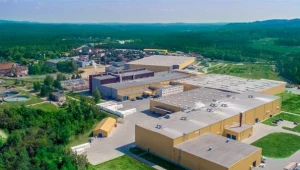 Zaklad w Kluczach - widok z lotu ptaka