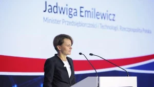 Jadwiga Emilewicz, minister przedsiębiorczości i technologii. Fot. Leszek Szymański