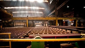 Huta Częstochowa, walcownia. Fot. Wojciech Barczyński