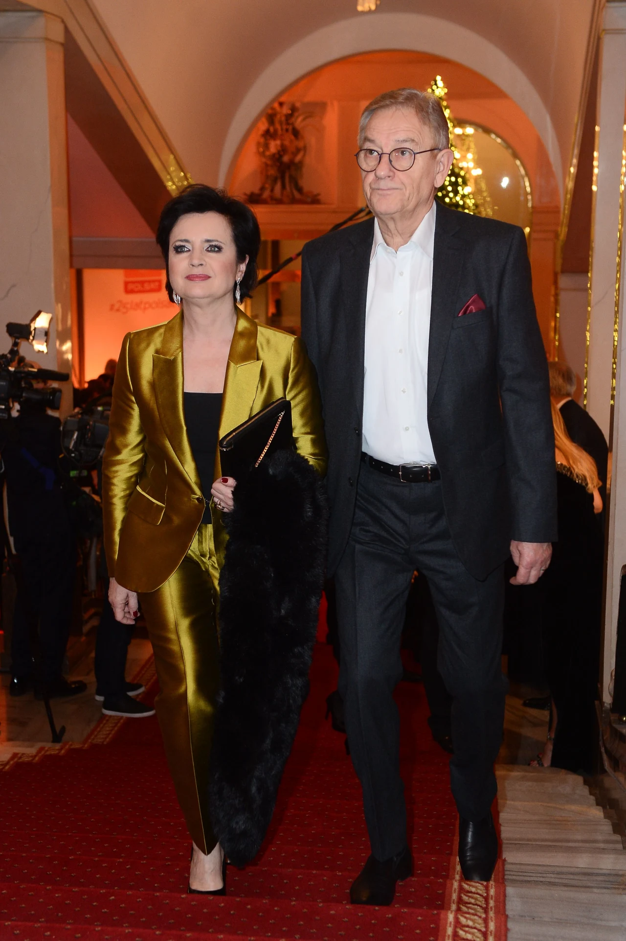 Jolanta Fajkowska z mężem Jolanta Fajkowska z mężem