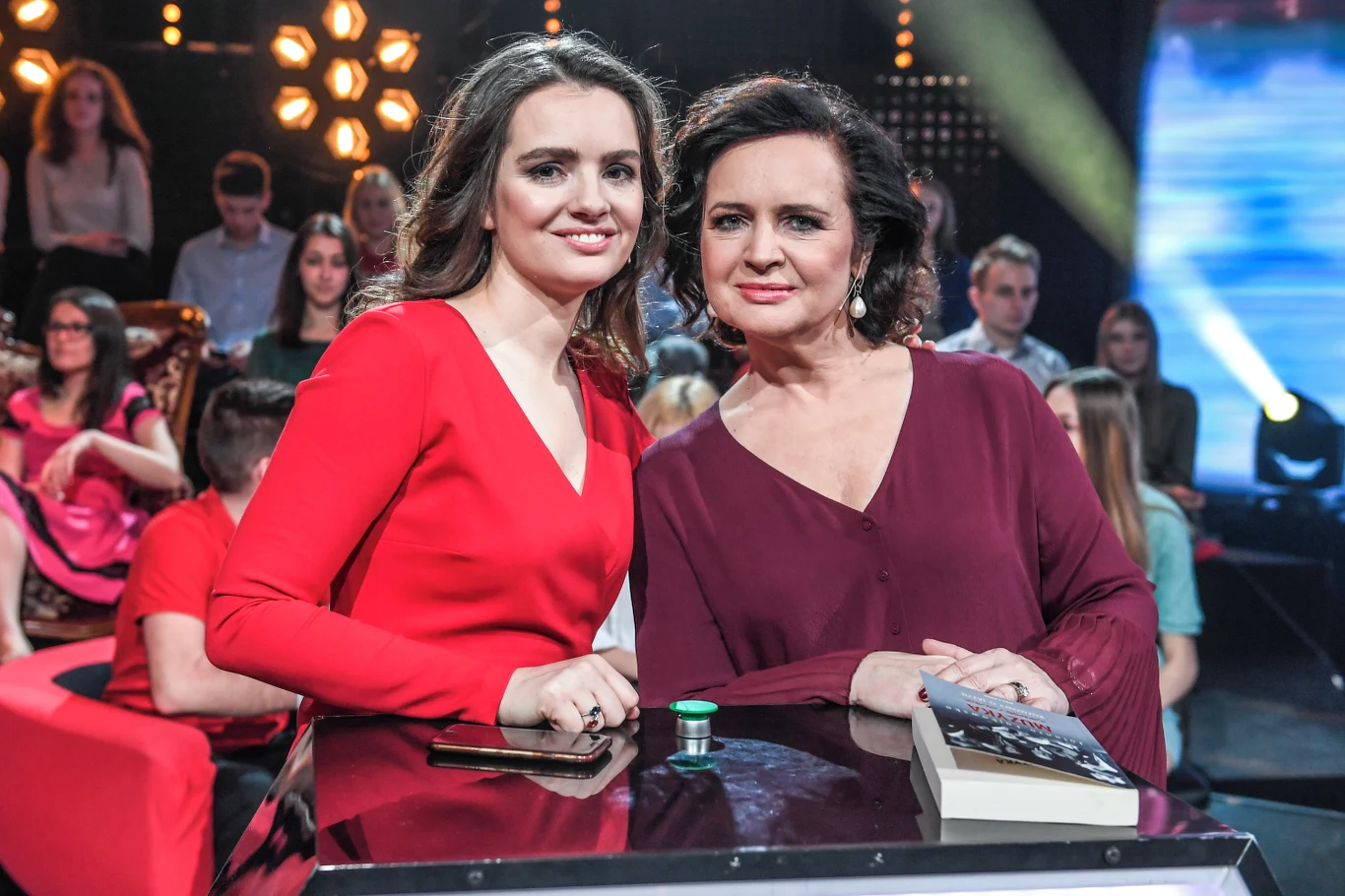 Jolanta Fajkowska z córką, Marią Niklińską Jolanta Fajkowska z córką, Marią Niklińską