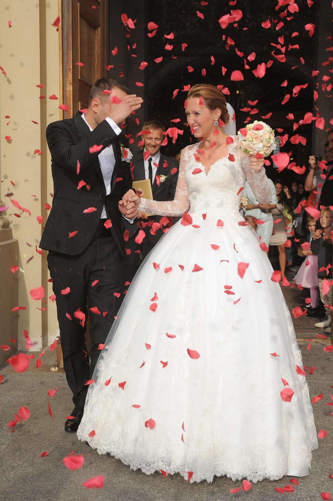 Anna Gzyra w dniu ślubu Anna Gzyra w dniu ślubu