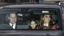 Najbardziej wyczekiwanymi gośćmi przez paparazzi byli księżna Kate i książę William z dziećmi. 