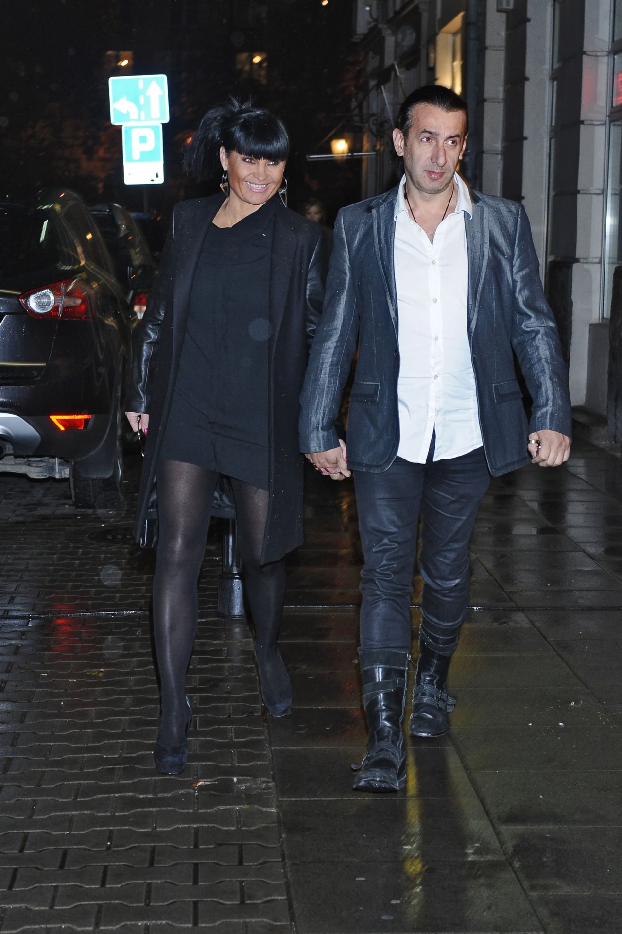 Iwona Pavlović z mężem Iwona Pavlović z mężem