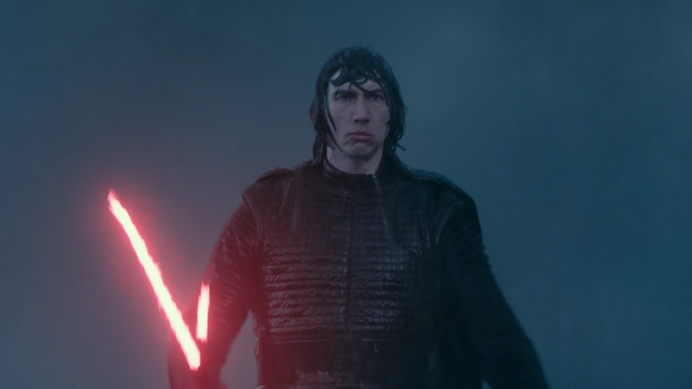 Adam Driver w scenie z filmu "Gwiezdne wojny: Skywalker. Odrodzenie" Adam Driver w scenie z filmu "Gwiezdne wojny: Skywalker. Odrodzenie"
