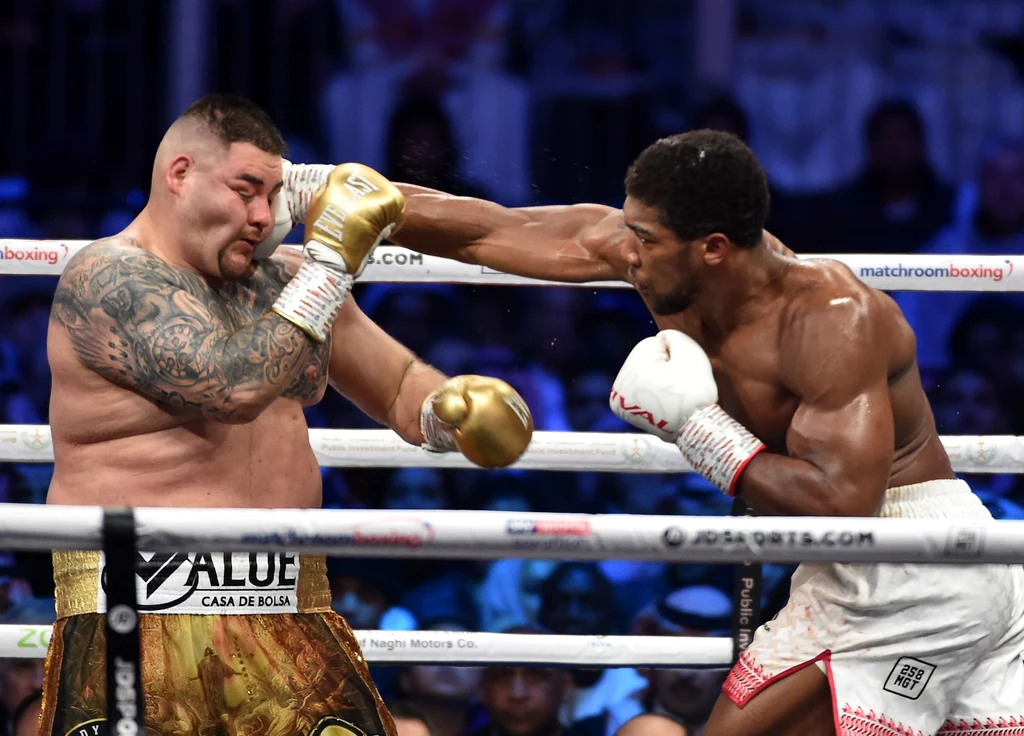 Andy Ruiz junior (z lewej) Anthony Joshua Andy Ruiz junior (z lewej) Anthony Joshua