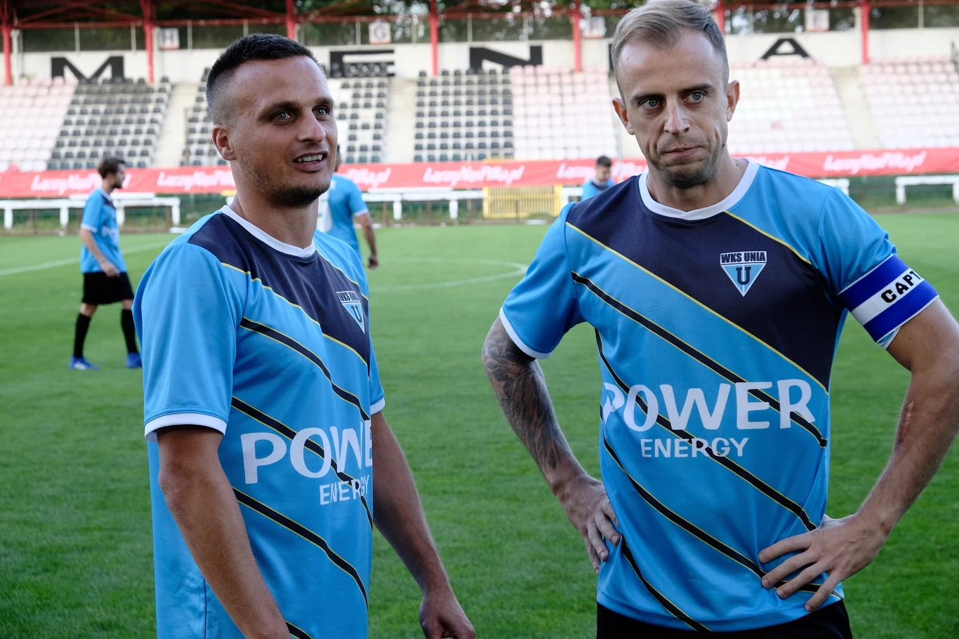 Sławomir Peszko i Kamil Grosicki w scenie z filmu "Bad Boy"