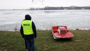Policja na miejscu tragedii