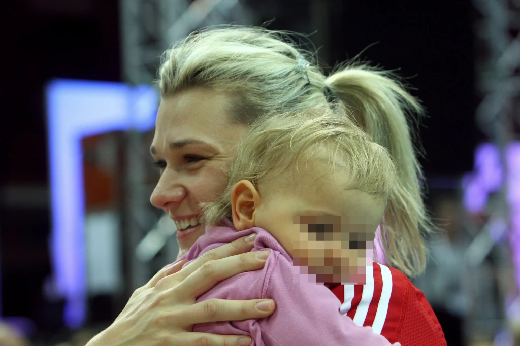 Małgorzata Glinka-Mogentale z córką Małgorzata Glinka-Mogentale z córką