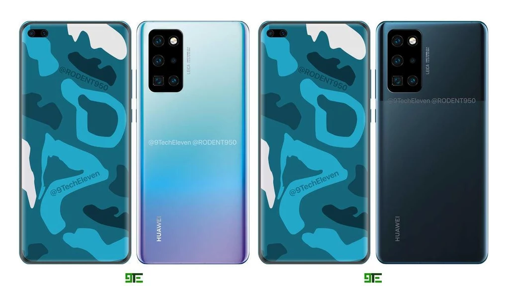 Huawei P40 Pro rendery / fot. OnLeaks