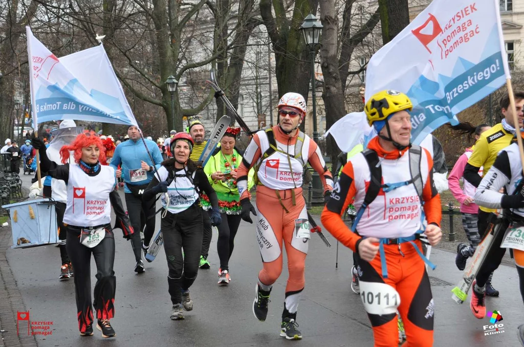 Krakowski Bieg Sylwestrowy 2018/ Fot.: Krzysiek Pomaga Pomagać