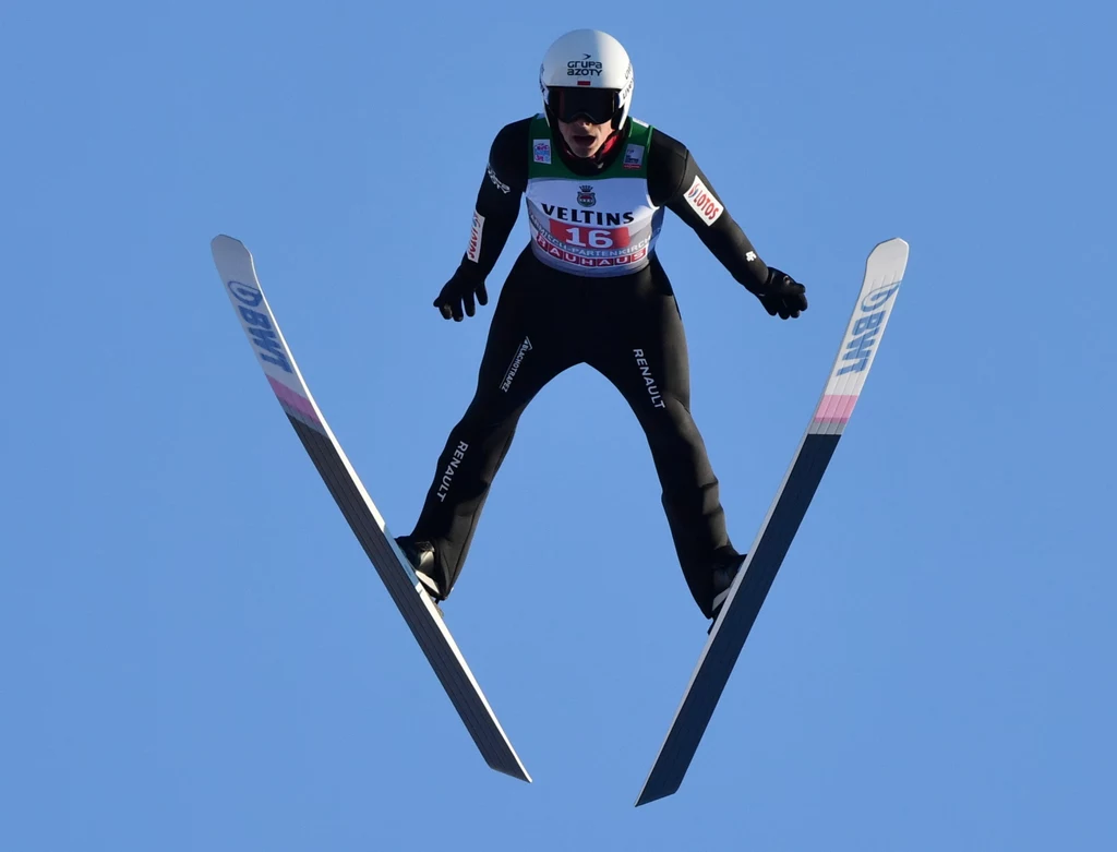 Piotr Żyła w Garmisch-Partenkirchen Piotr Żyła w Garmisch-Partenkirchen
