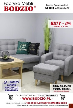 Dostawa gratis w Bodzio!