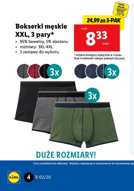 Bokserki męskie Livergy