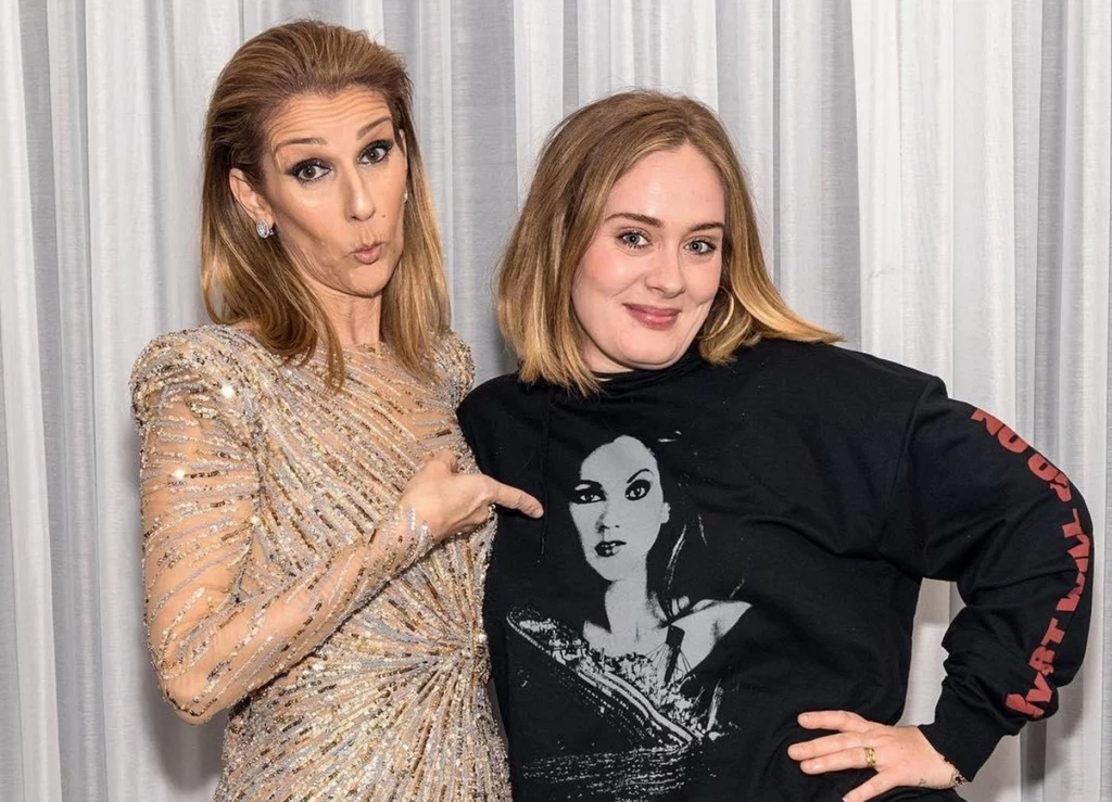 Adele i Celine Dion w 2018 roku