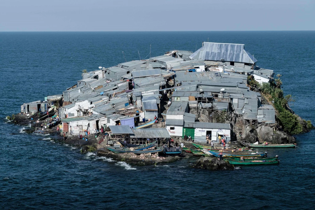 Życie na Migingo jest koszmarem, ale ze względu na pieniądze nikt nie chce z niej uciekać...