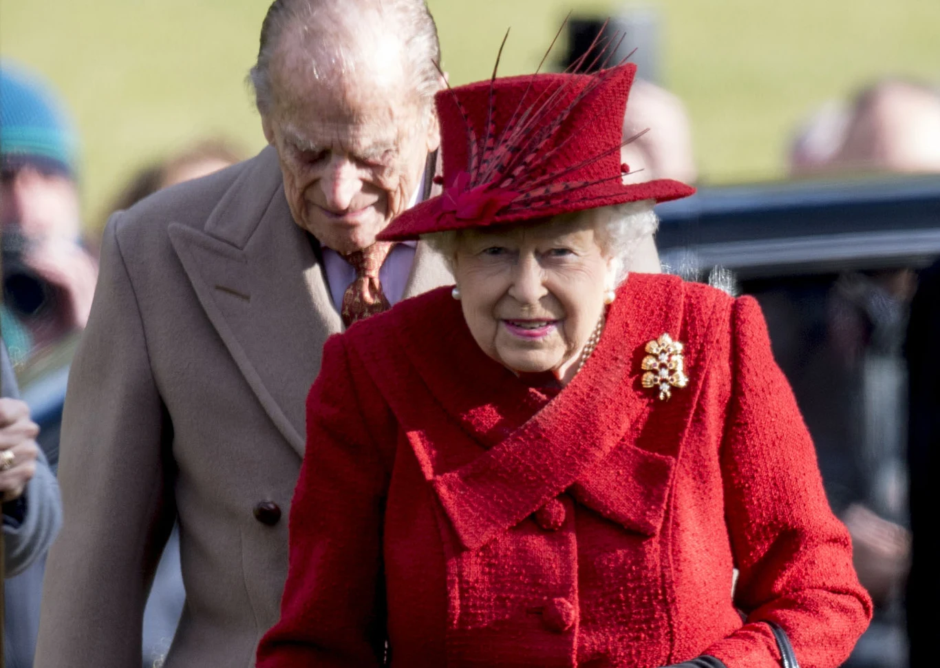 Królowa Elżbieta II i książę Filip Królowa Elżbieta II i książę Filip