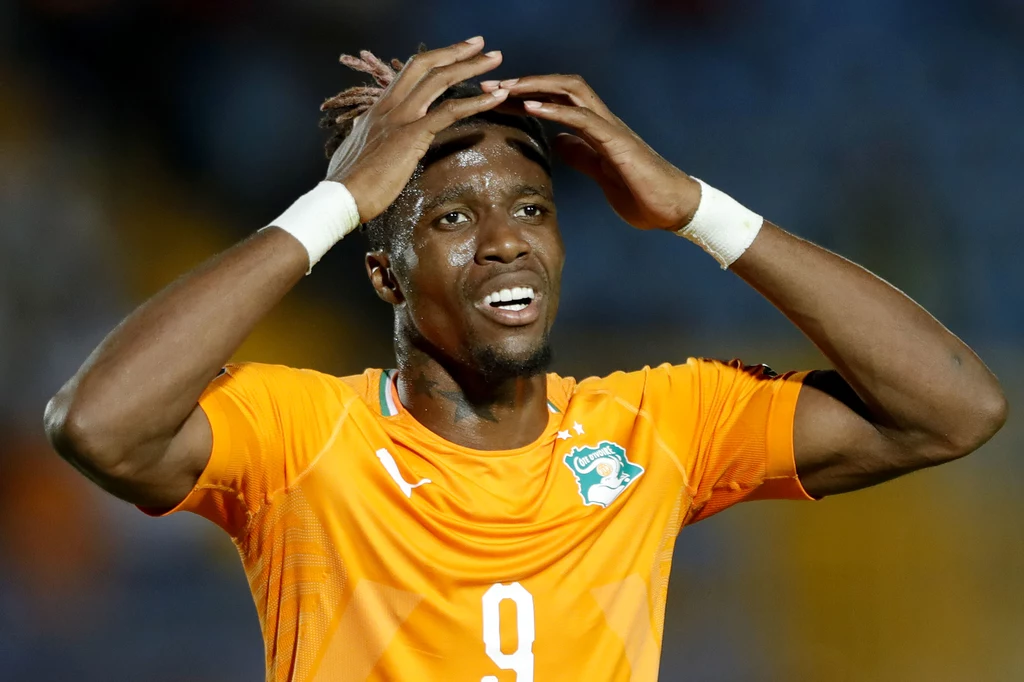 Wilfried Zaha podczas meczu reprezentacji Wilfried Zaha podczas meczu reprezentacji