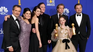 Gwiazdy i twórcy "Pewnego razu... w Hollywood" mieli na 77. gali Złotych Globów dużo powodów do zadowolenia