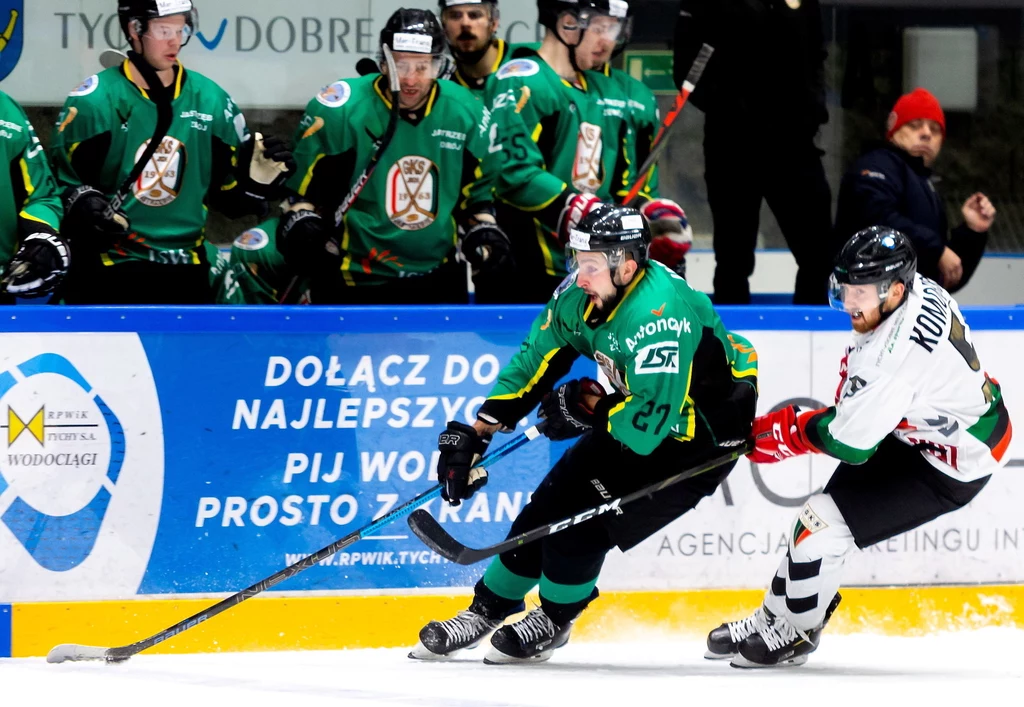 Hokeiści JKH GKS Jastrzębie (zielone koszulki) Hokeiści JKH GKS Jastrzębie (zielone koszulki)