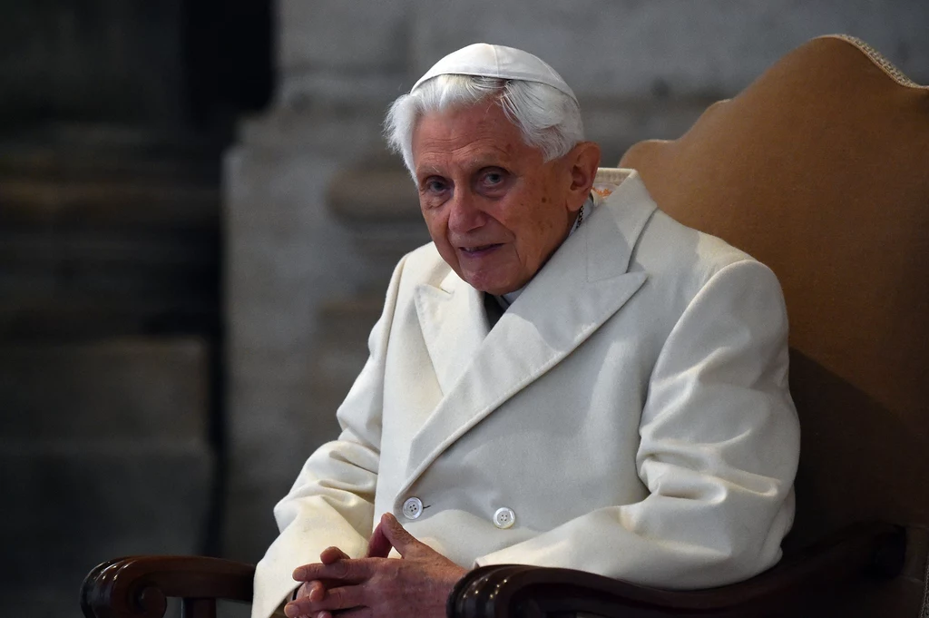 Papież Benedykt XVI ; fot. z 2015 roku Papież Benedykt XVI ; fot. z 2015 roku