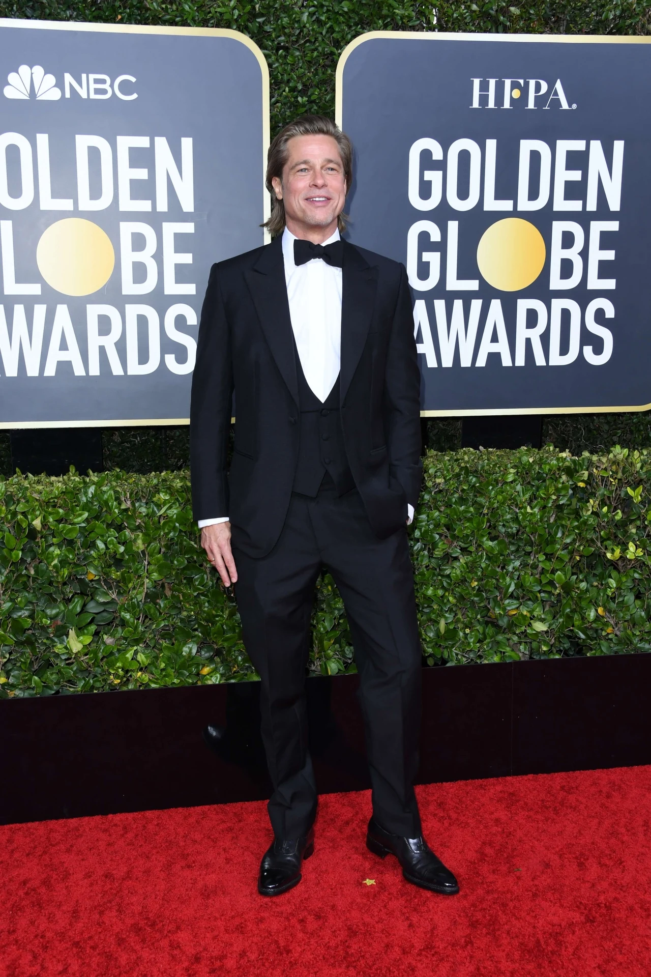 Brad Pitt na gali Złotych Globów 2020