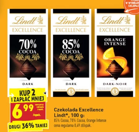 Czekolada Excellence Lindt