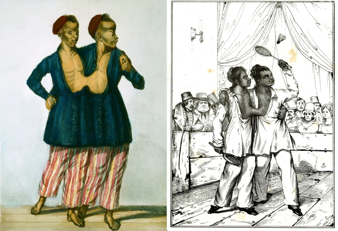 Ilustracje reklamujące występy młodych braci