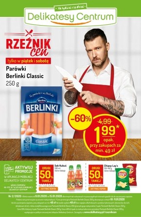 Gazetka promocyjna Delikatesy Centrum!