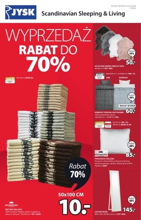 Wyprzedaż - rabat do 70% w Jysk