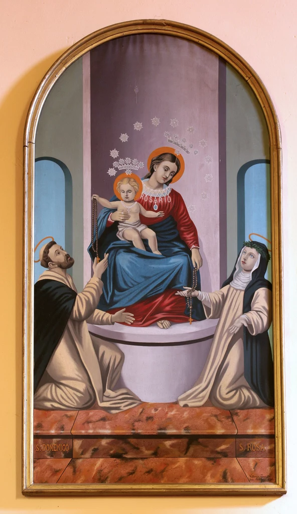 Wizerunek Matki Bożej Różańcowej z sanktuarium w Pompejach