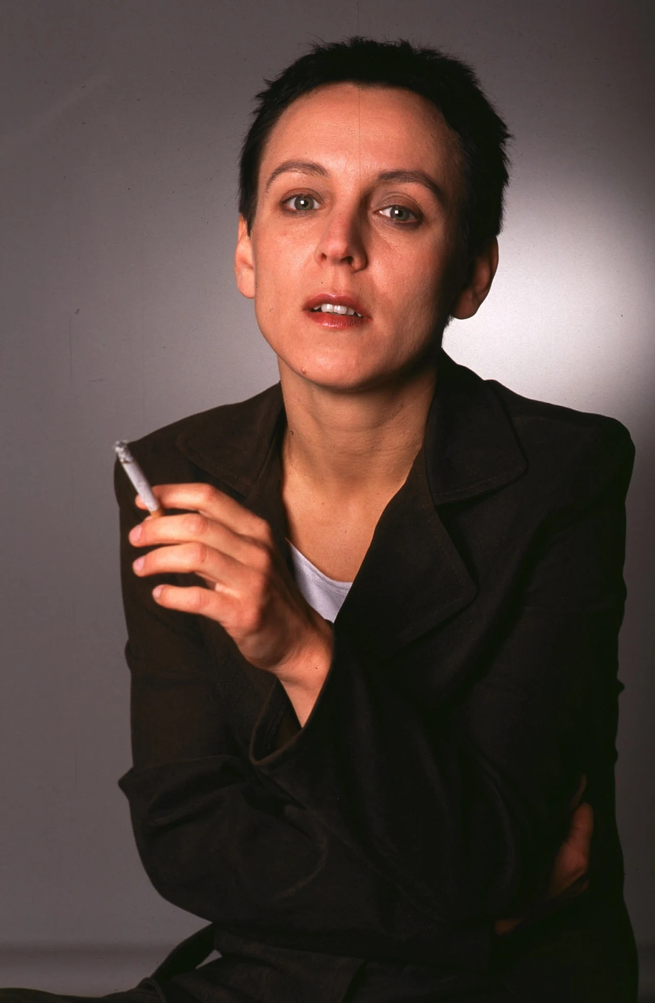 Olga Tokarczuk w latach 90.