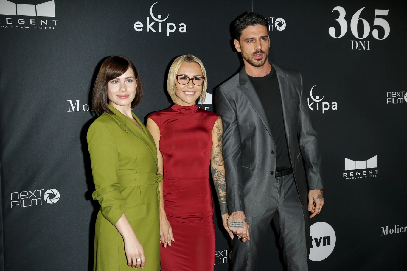 Anna Maria Sieklucka, Blanka Lipińska, Michele Morrone Anna Maria Sieklucka, Blanka Lipińska, Michele Morrone