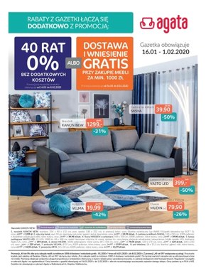 Wspaniałe rabaty w sklepach Agaty!