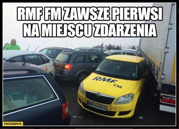 RMF FM: zawsze pierwsi na miejscu zdarzenia